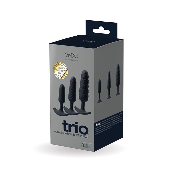 VeDO Trio Anal Plug Set - Black